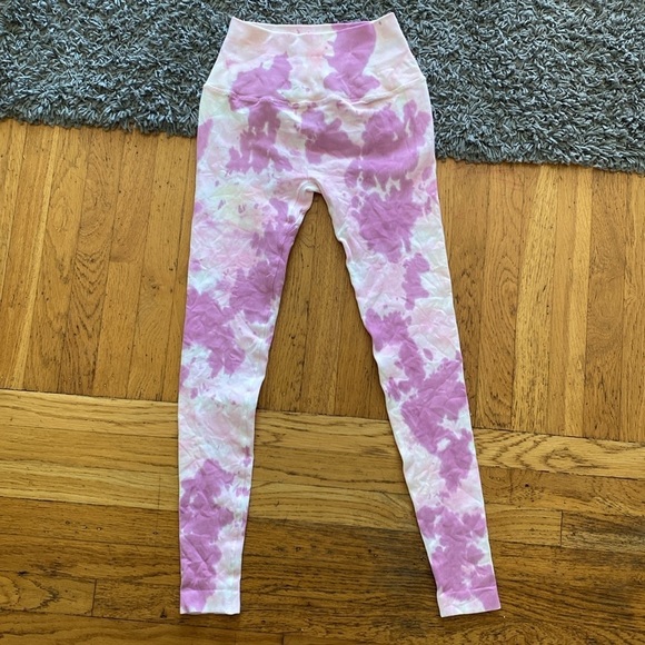 Spiritual Gangster Tie Dye Seamless Purple Leggings Size XS/S - Picture 2 of 13